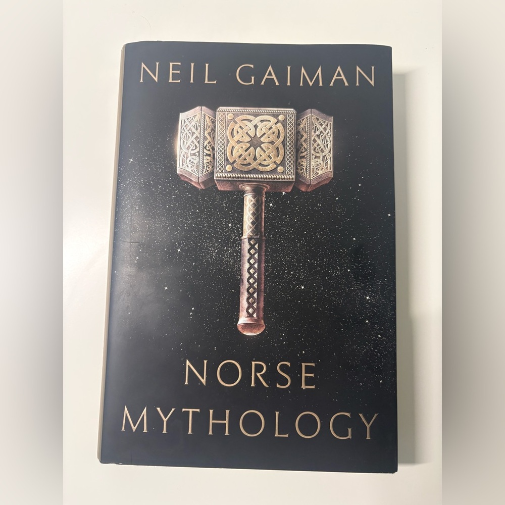 Norse Mythology hard cover book by Neil Gaiman